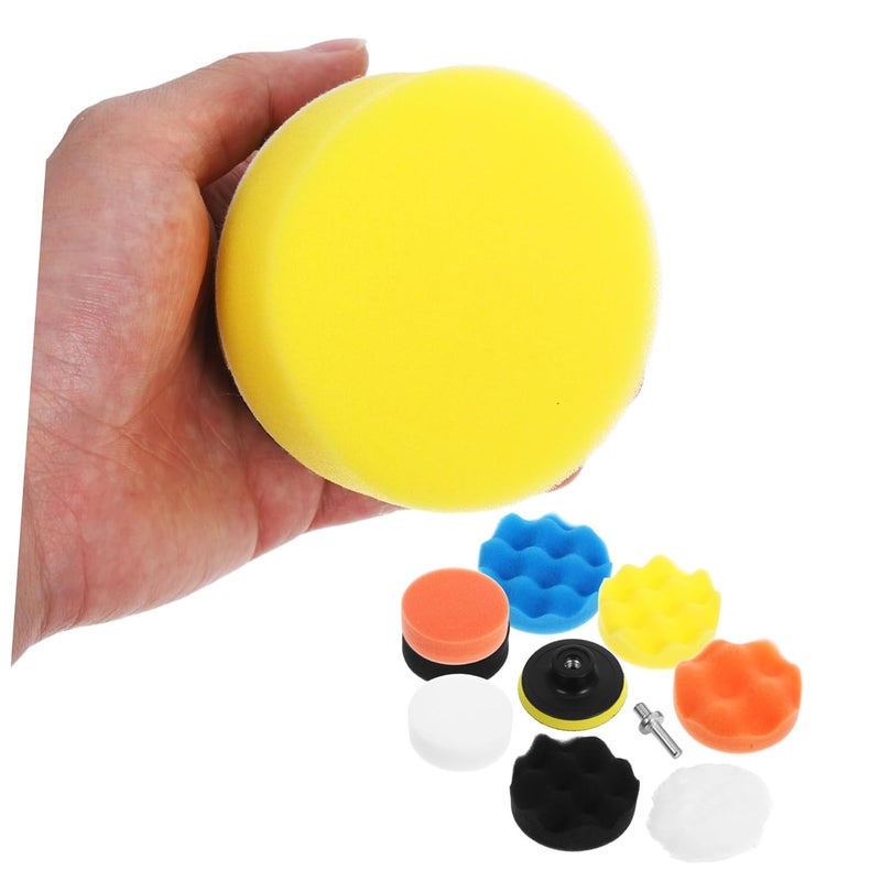 High precision lightweight material STOBAZA Car Polishing Renovation Kit of Electric Drill Buffing Pads Fleece Bonnet Pads Polishing Sponge for Car Care Gulf approved global quality - Image 1