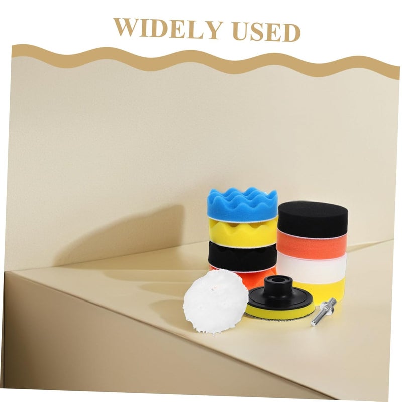 High precision lightweight material STOBAZA Car Polishing Renovation Kit of Electric Drill Buffing Pads Fleece Bonnet Pads Polishing Sponge for Car Care Gulf approved global quality - Image 3