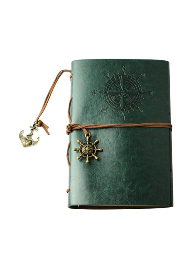 NIBEMINENT 2-Piece Spiral Notebook Set Green