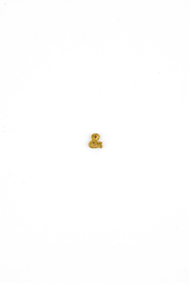ALEX AND ANI Women 14kt Gold Plated Ampersand Charm, Gold  - Image 1
