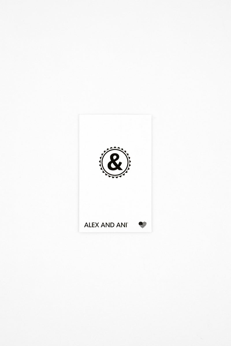 ALEX AND ANI Women 14kt Gold Plated Ampersand Charm, Gold - Image 3