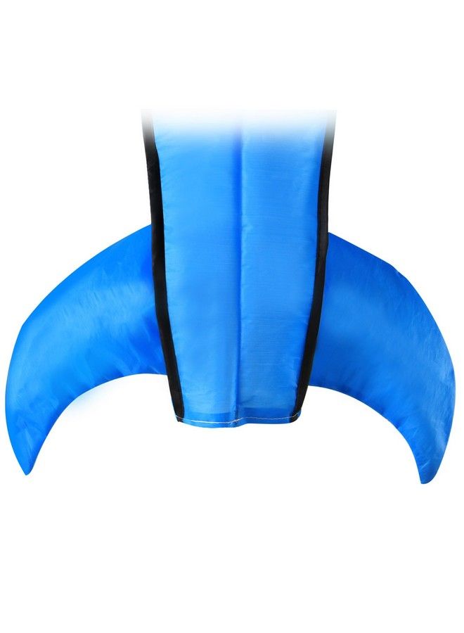 Image Large Dolphin Blue Kite Frameless Soft Parafoil Giant 3D Kite Image Breeze Beach Kites For Outdoor Beach  - Image 4