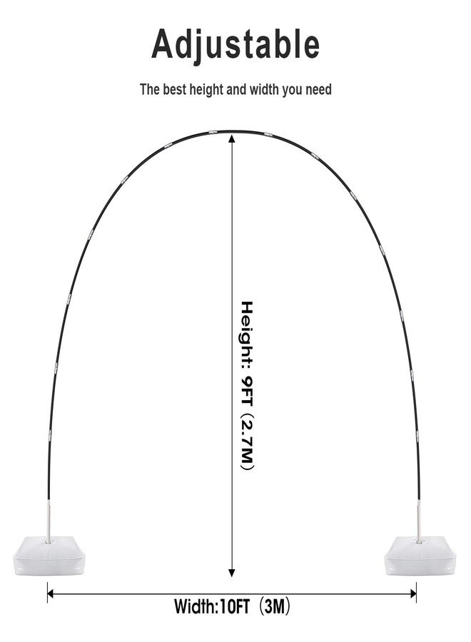 Chamvis Balloon Arch Kit, 9FT Height & 10FT Width Adjustable Balloon Arch Stand Frame Garland Stand: Wedding Baby Shower Birthday Photo Backdrop - Image 3