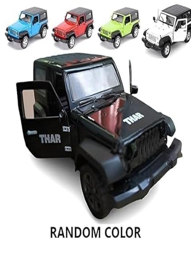 BIGfun TOYS Thar Car Toy For Kids|Wonderful Design|Scaled Models|Pull Back Thar |Best In Segment-18,Multicolor - Image 4