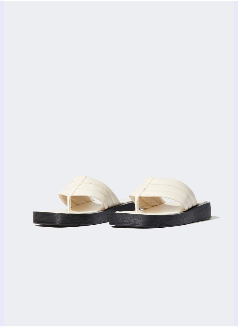 DeFacto Flat Sole Flip Flop  - Image 1