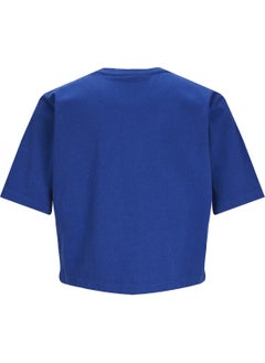 JJXX Crew Neck Printed Navy Blue Women's T-Shirt 12200326  - Image 3