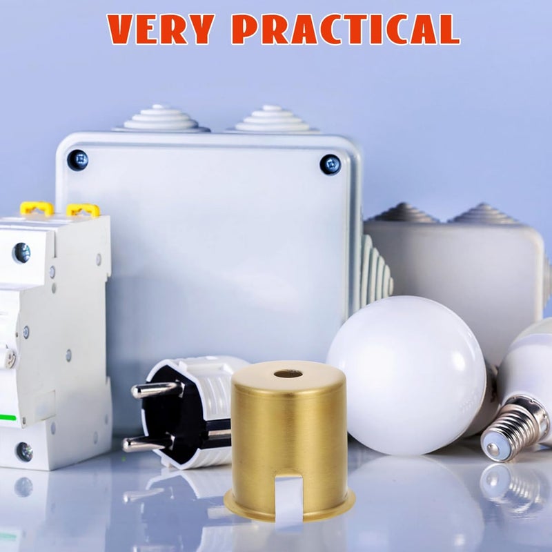 Plated Lamp Holder Pull Chain 2 Pack For Table Floor Lighting Bulb Socket Accessory - Image 3