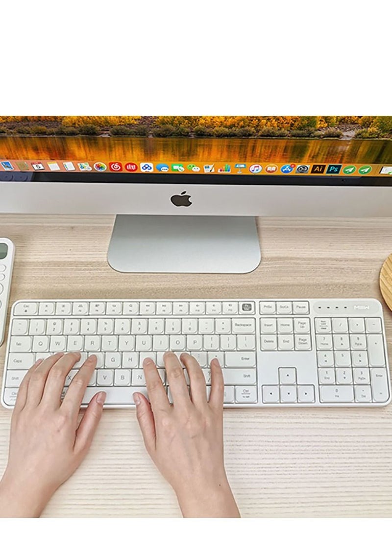 ريبنيو مجموعة لوحة مفاتيح وماوس لاسلكية صامتة - Image 4