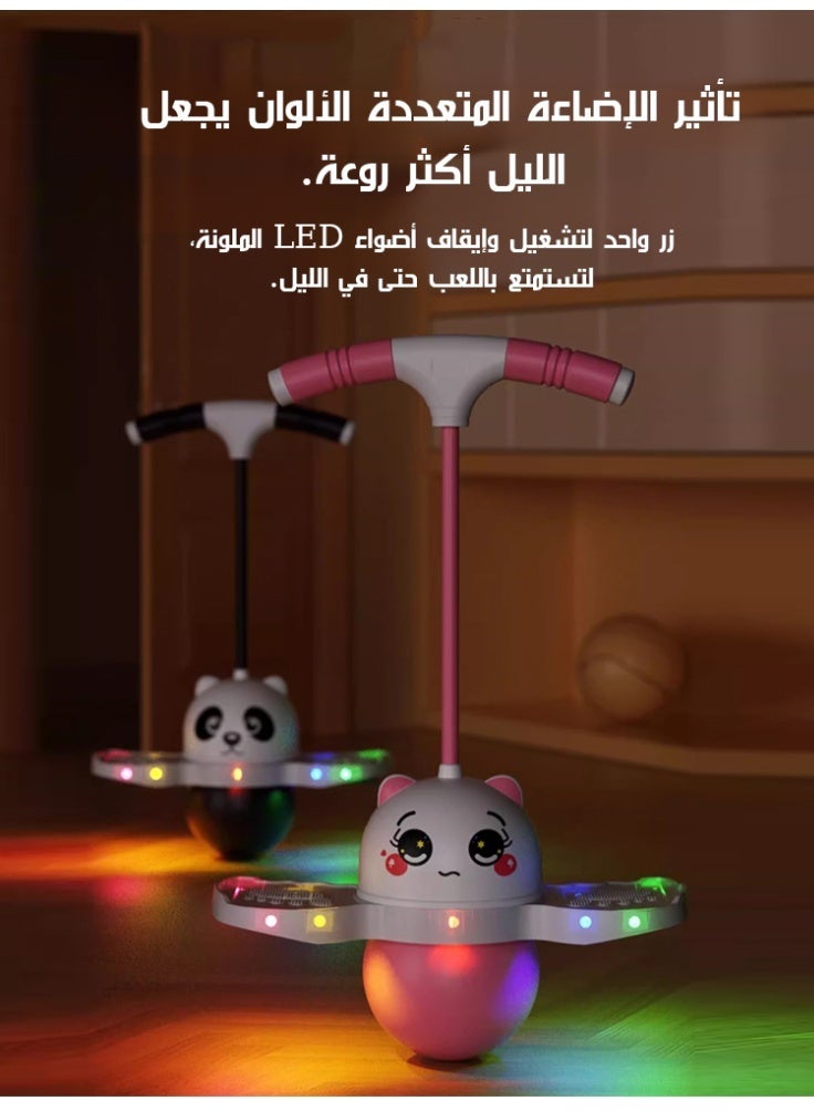 Glowing Hopper Ball with Handles for Kids - Image 5