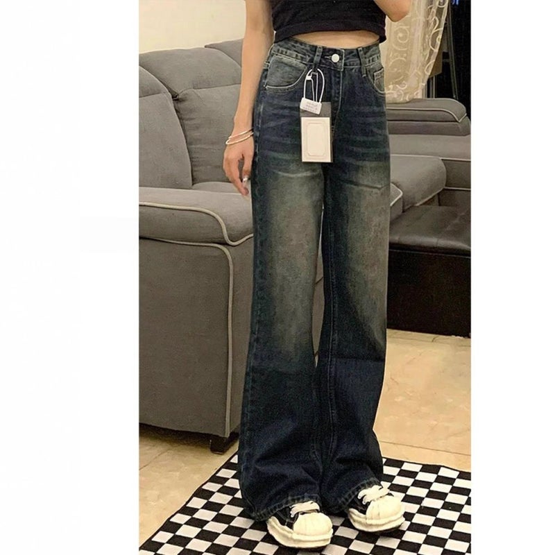 Vintage Classic European-American Design Daily Commute Jeans Blue Size_S - Image 4