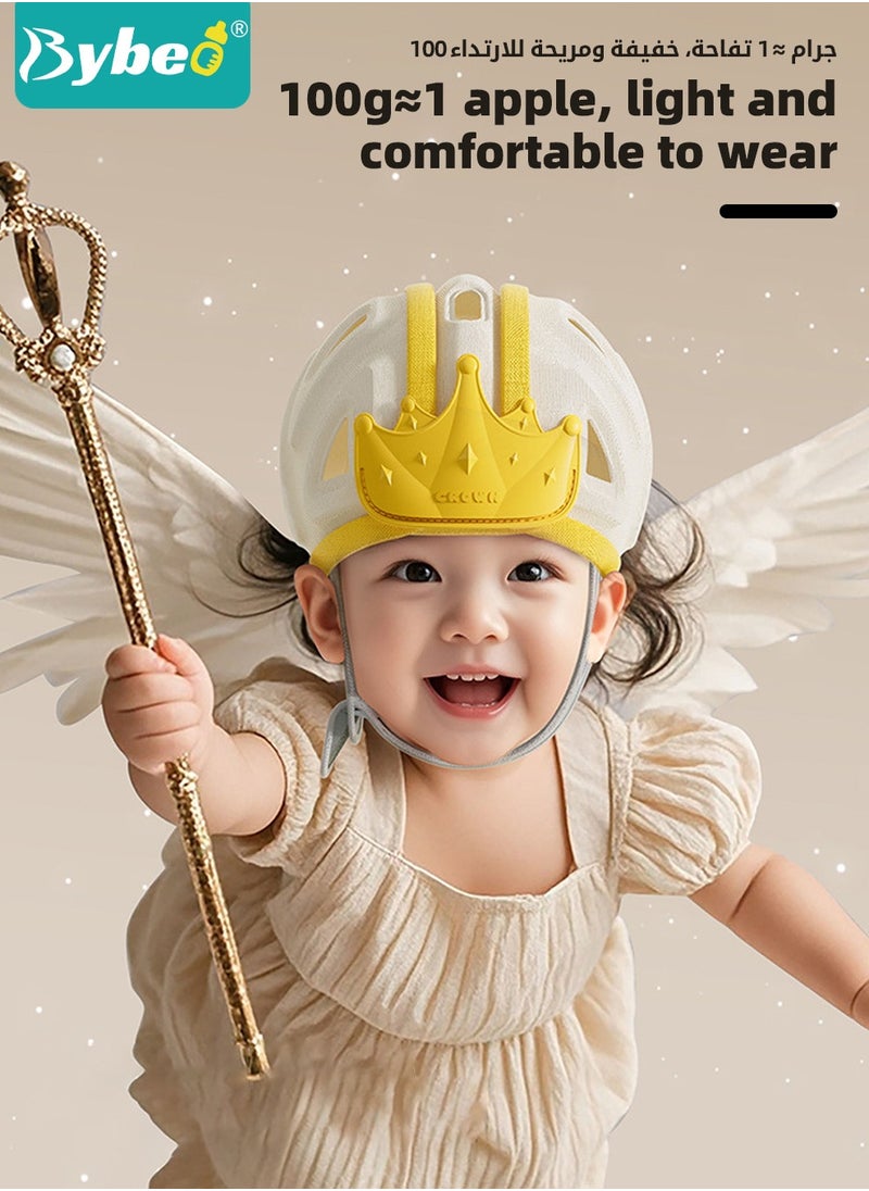 Bybeo Baby Head Protector Pillow For Toddlers, Baby Head Helmet,  Infant Breathable Safety Protect Hat With 2 Knee Pads for Crawling and Walking, 6 Months-3 Years  - Image 3