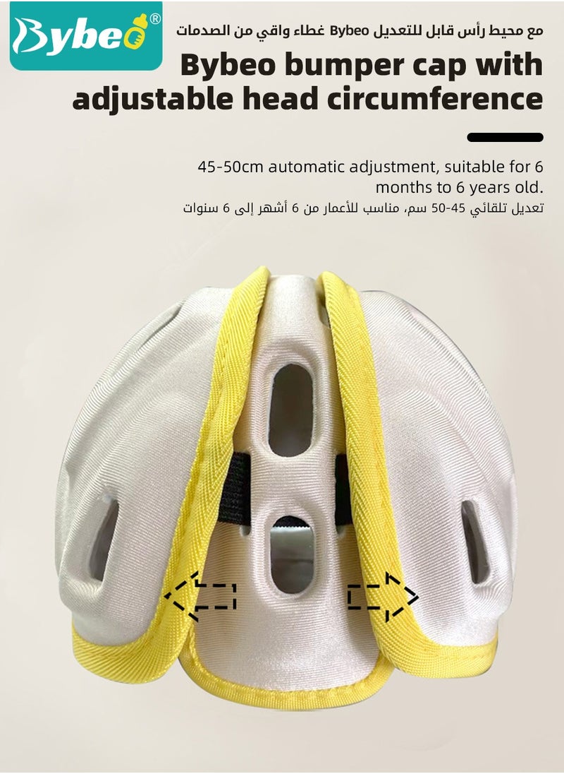 Bybeo Baby Head Protector Pillow For Toddlers, Baby Head Helmet,  Infant Breathable Safety Protect Hat With 2 Knee Pads for Crawling and Walking, 6 Months-3 Years  - Image 5