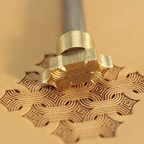 DandS ltd Leather Stamp Tool, Basket Weave,Professional Steel Craft Tool for Leatherworking, Embossing, Carving & Stamping Leather Projects, Belts Wallets & DIY Projects Compatible with Mallet #227 - Image 5