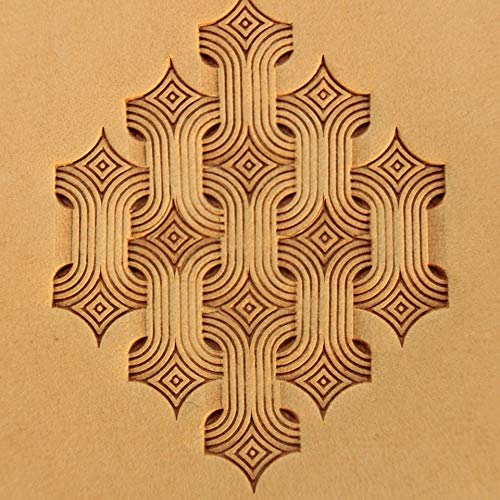 DandS ltd Leather Stamp Tool, Basket Weave,Professional Steel Craft Tool for Leatherworking, Embossing, Carving & Stamping Leather Projects, Belts Wallets & DIY Projects Compatible with Mallet #227 - Image 3