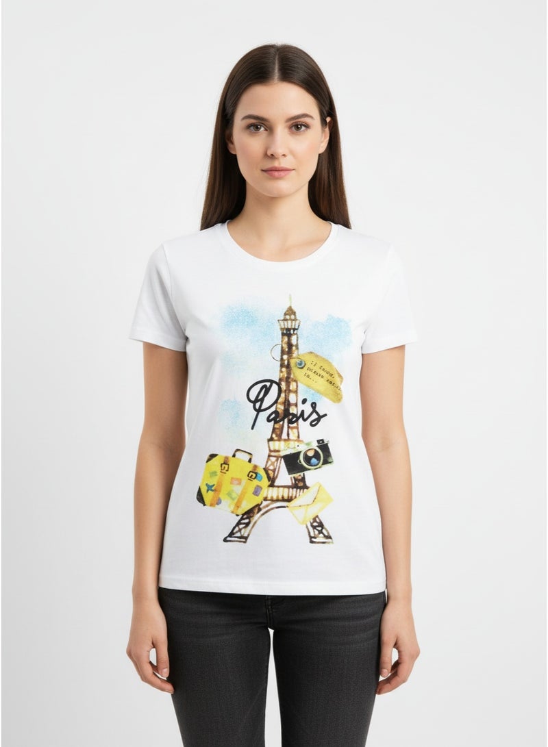 general T-SHIRT LADIES BODICE AOP S/S SV-LTS-36 - Image 2