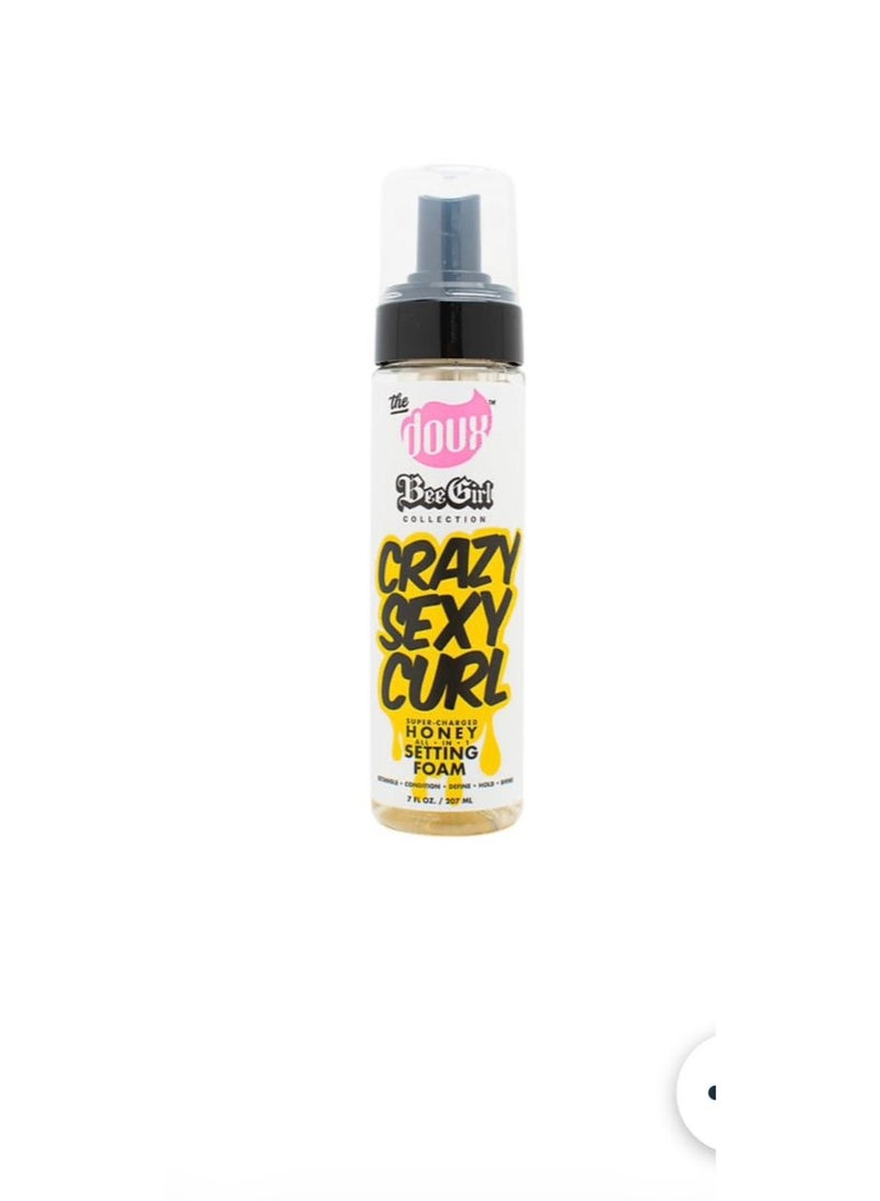 The Doux Beegirl Crazy Sexy Curl Honey Setting Foam 7Oz - Image 1