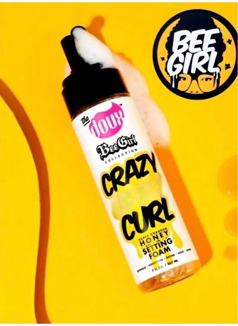 The Doux Beegirl Crazy Sexy Curl Honey Setting Foam 7Oz - Image 2