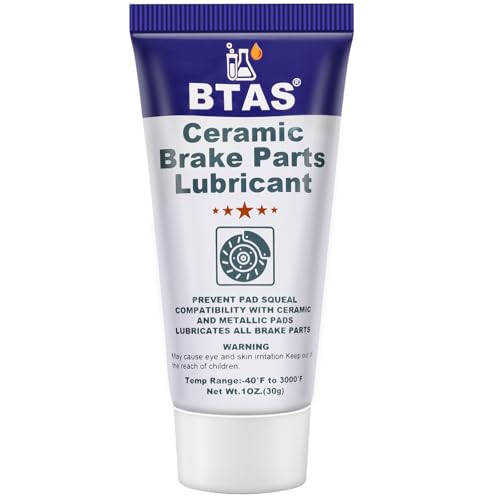 BTAS Brake Grease for Brake Parts Lubricant,Caliper Sliding Pin and Pad Lube,Silicone Brake Grease of High Temp Synthetic Ceramic 1oz - Image 1