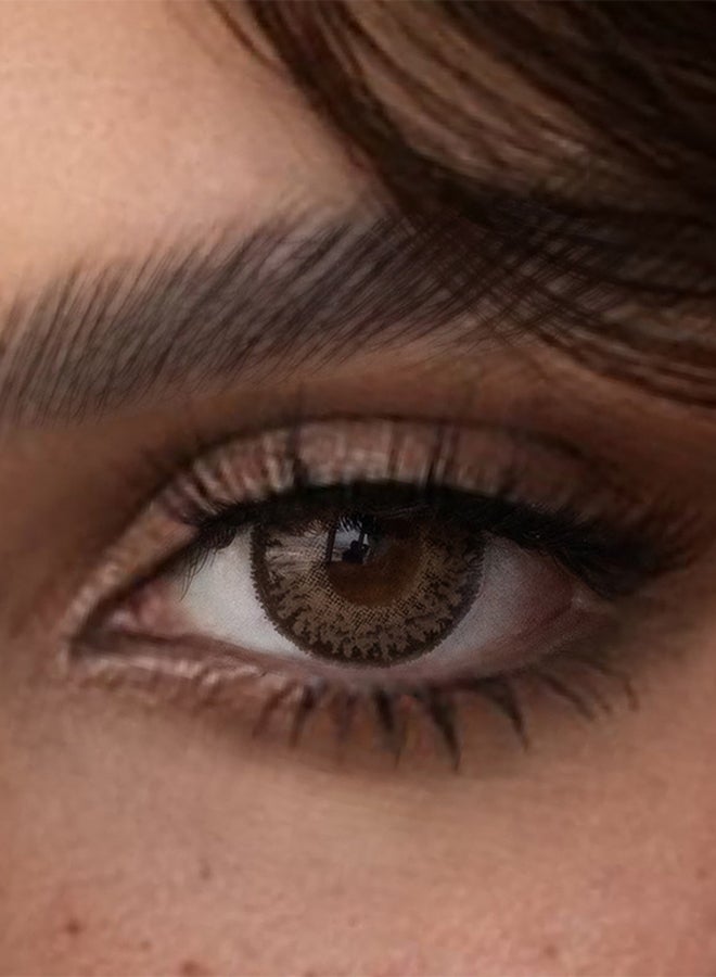 Amara Women Women's Color Contact Lens - Barbie Brown Monthly - Image 2