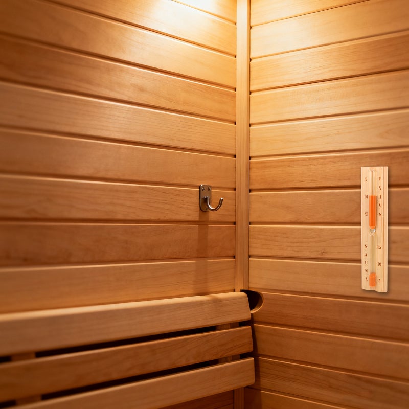 Sauna Timers - 15 Minutes Wall Mounted Glass Sand Clocks with Sand for Steam Room Sauna Room Accessories - Image 3