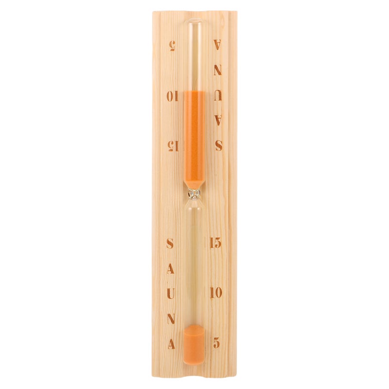 Sauna Timers - 15 Minutes Wall Mounted Glass Sand Clocks with Sand for Steam Room Sauna Room Accessories - Image 1