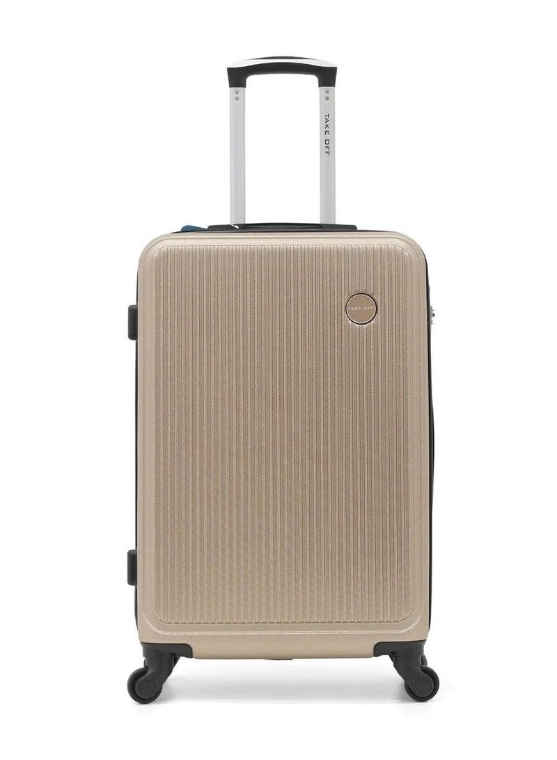 TAKEOFF Hardside Luggage Trolley Bag 3 Pieces set,Black (S-20,M-24,L-28 Inch) - Image 2