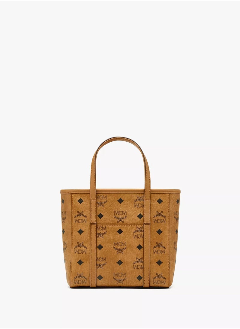 MCM Toni Top-Zip Shopper in Visetos - Image 2