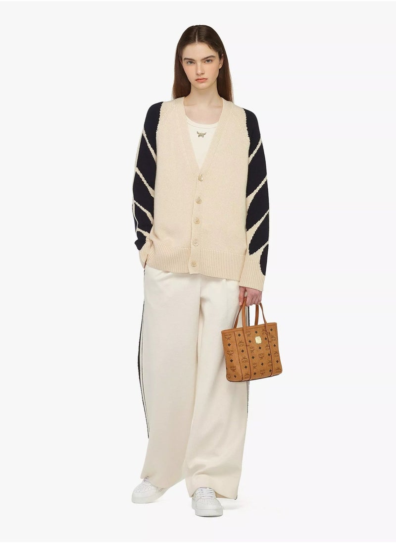 MCM Toni Top-Zip Shopper in Visetos - Image 3