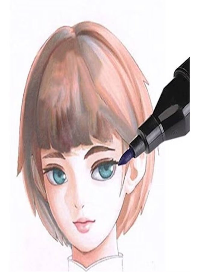 TOUCHFIVE 60-Piece Twin Marker Set With Carry Bag Multicolour - Image 5