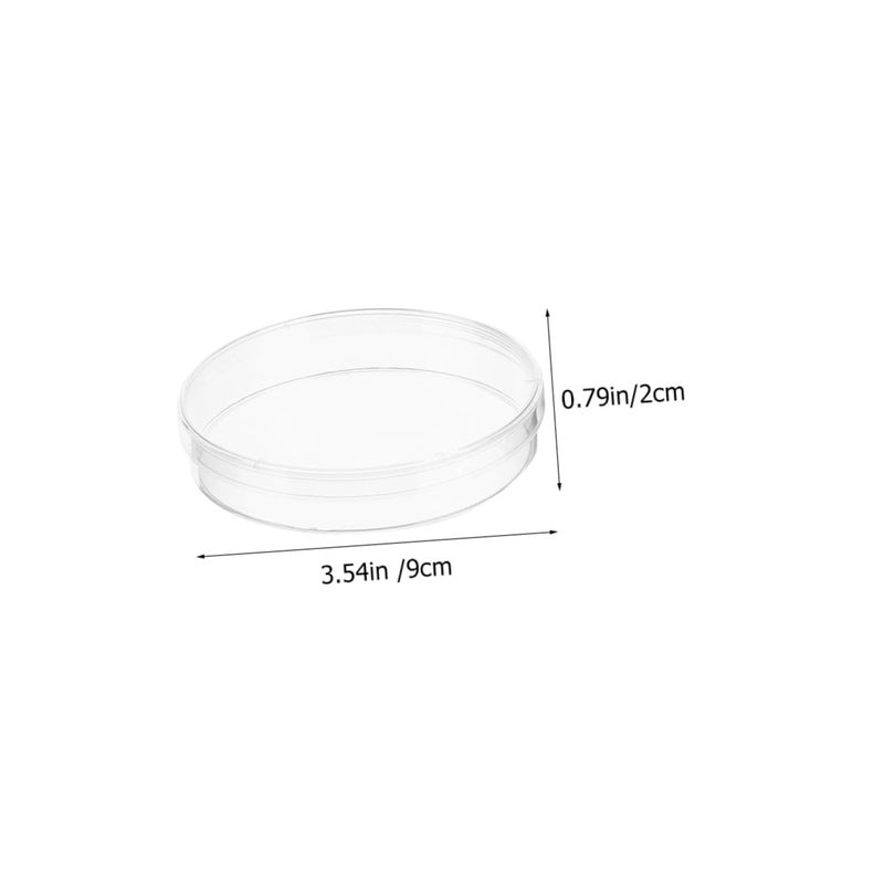 10Pcs Plastic Petri Dishes with Lids for Laboratory Experiments and Tissue Culture - Image 3