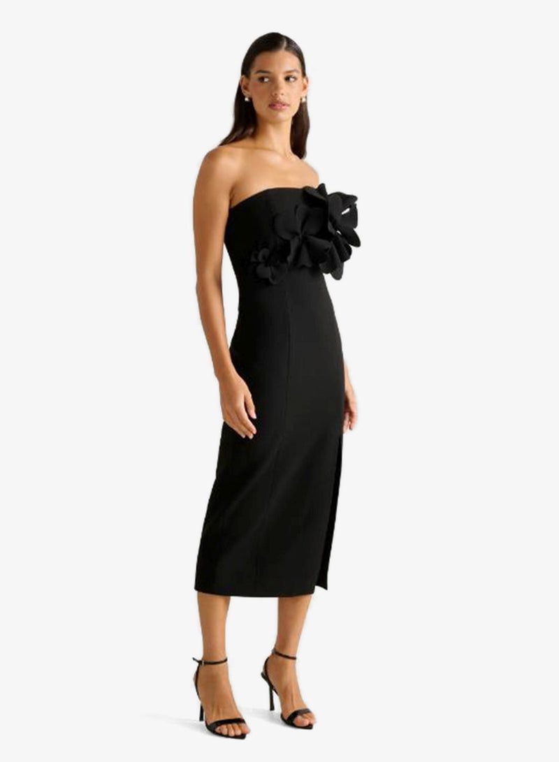 forever new Tessa Flower Detailed Midi Dress - Image 3