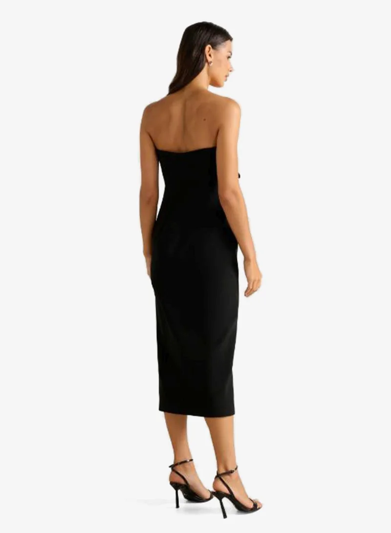 forever new Tessa Flower Detailed Midi Dress