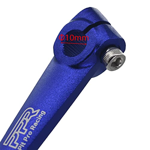 PPR PIT PRO RACING CNC Aluminum Gear Shifter Lever Foldable Gear Shift Lever Fit for Kayo T2 T4 T4L TTR 125 Zonshen 250cc ATVPedal Shift Lever for Pit Dirt Bikes Blue - Image 5