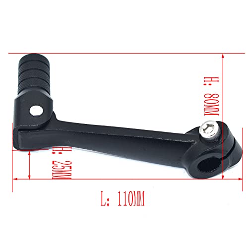 PPR PIT PRO RACING CNC Aluminum Gear Shifter Lever Foldable Gear Shift Lever Fit for Kayo T2 T4 T4L TTR 125 Zonshen 250cc ATVPedal Shift Lever for Pit Dirt Bikes Blue - Image 3