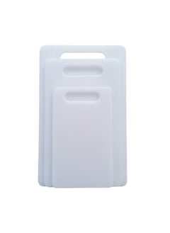 PARFAIT 3-Piece Dishwasher Safe BPA-Free Durable Cutting Board White 37 x 23 x 2.2 cm 9200  - Image 1