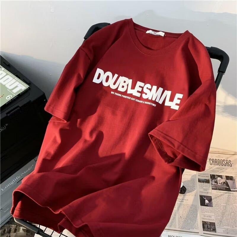 Breathable White Pure Cotton Short-sleeved T-shirt Men's and Women's Summer American-style Vibe High-street Duffy Handsome T-shirt Fashion Brand Half-sleeved Clothes - Image 3
