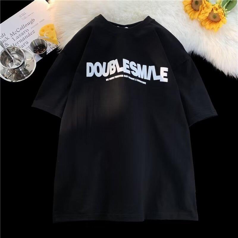 Breathable White Pure Cotton Short-sleeved T-shirt Men's and Women's Summer American-style Vibe High-street Duffy Handsome T-shirt Fashion Brand Half-sleeved Clothes - Image 1