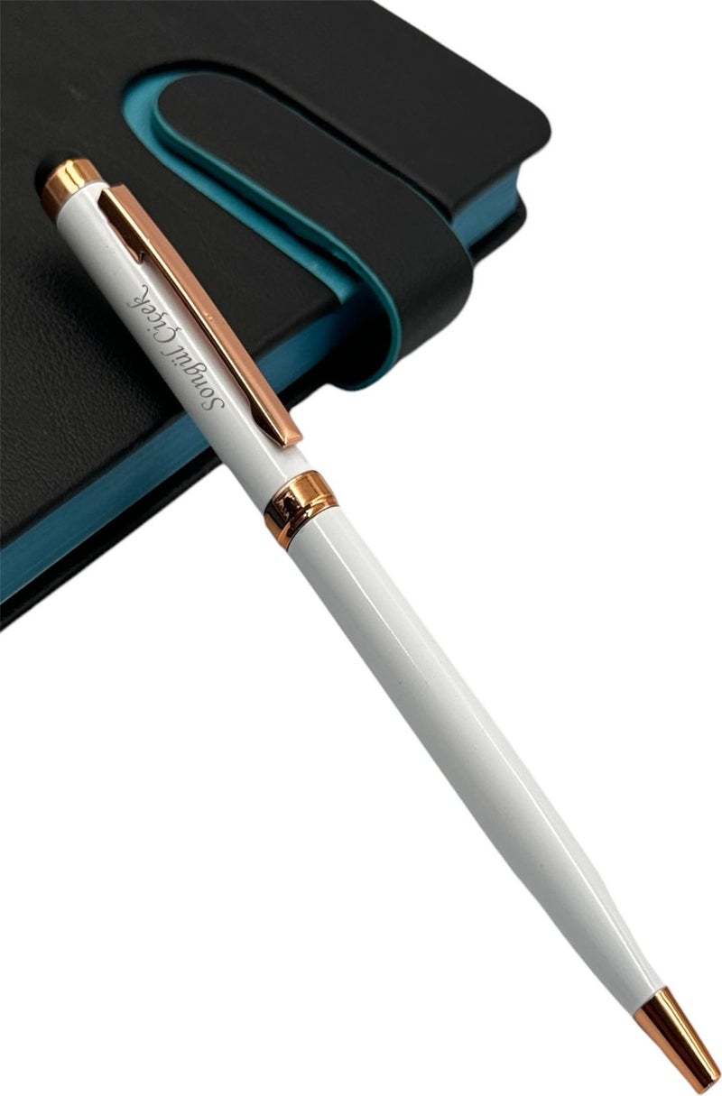Tusah Metal Ballpoint Pen with Touch Pad, Personalized, Without Box  - Image 1