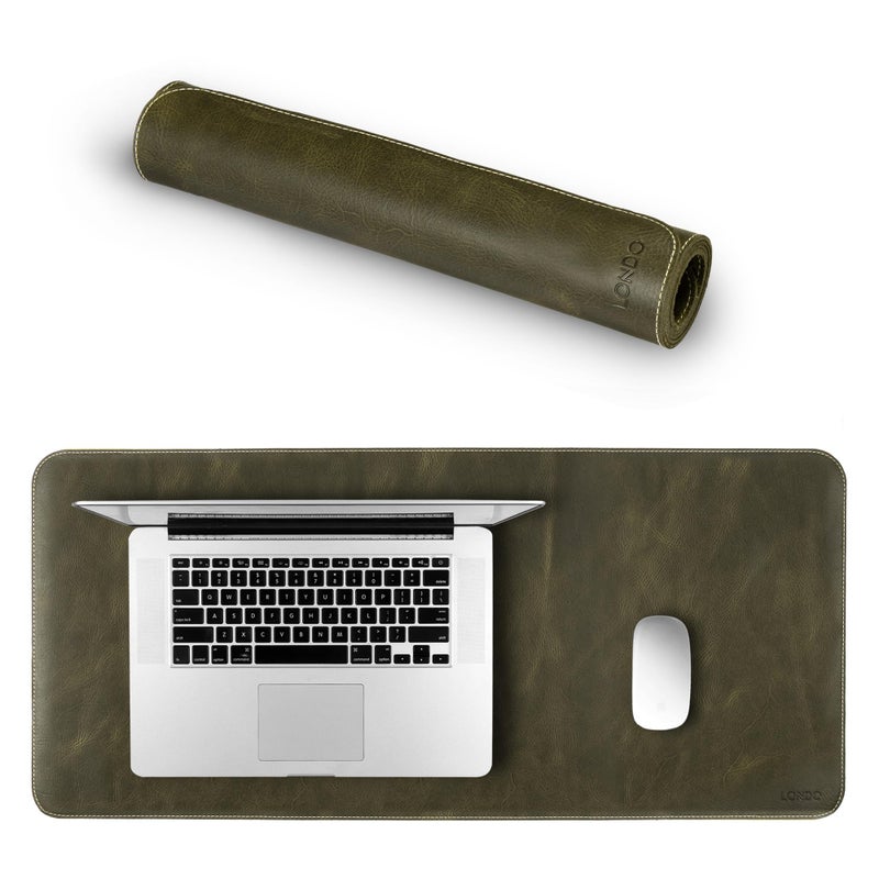 Londo Top Grain Leather Extended Mouse Pad Desk Mat