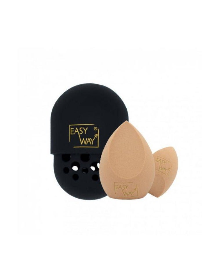 EASY WAY Contour Sponge And Foundation Sponge Set With Case - Image 3