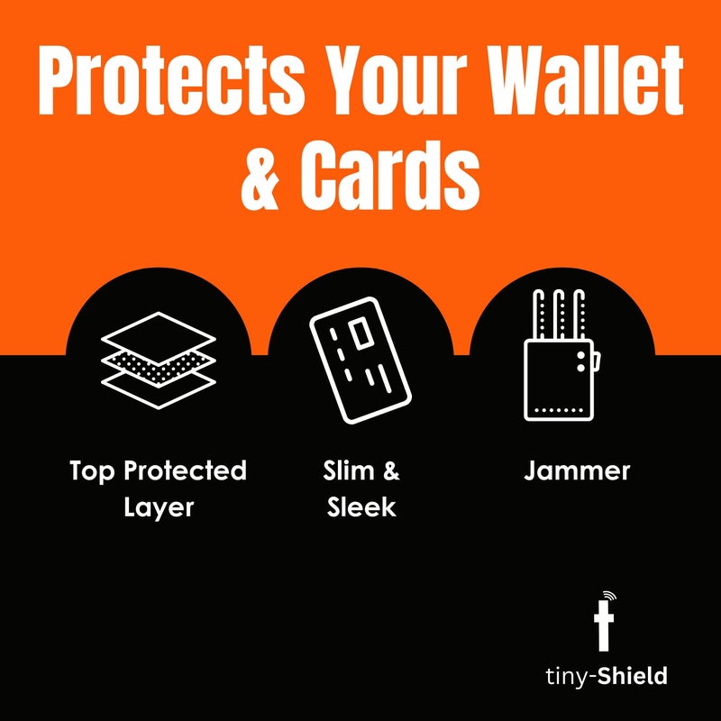 Tinydabba NFC Blocking Cards (2-Pack) | Ultra Thin Contactless Card Protector for Wallets & Passport Holders | Perfectly fits in Any Wallet or Purse | Men & Women | Smart & Slim fits in Wallet/Purse - Image 4