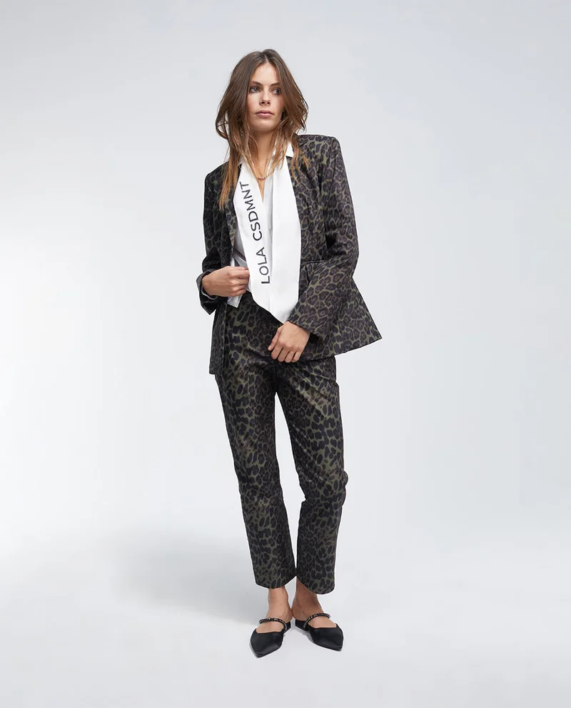 Lola Casademunt Animal print blazer