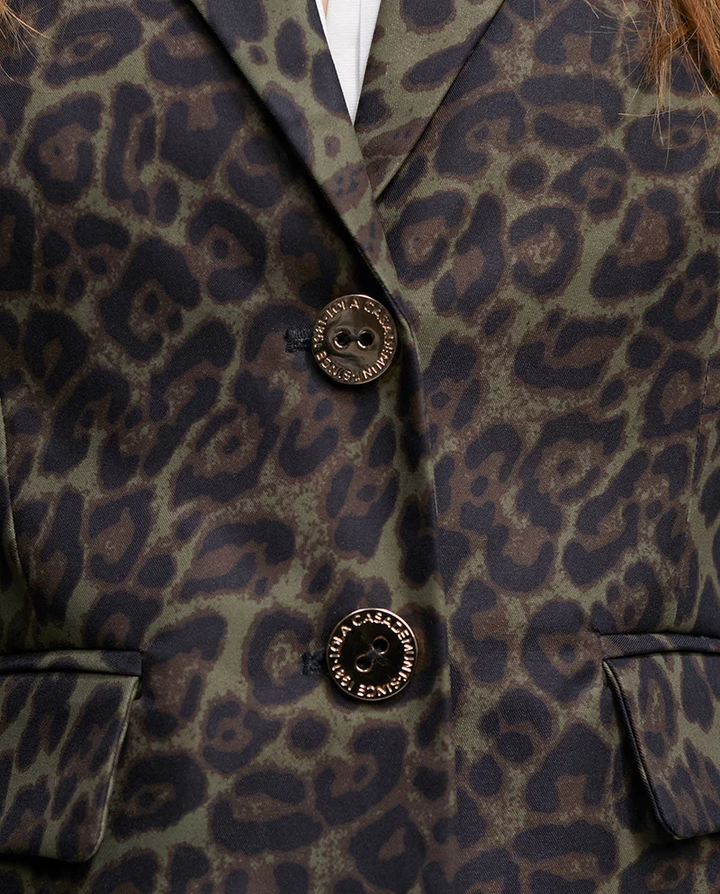 Lola Casademunt Animal print blazer