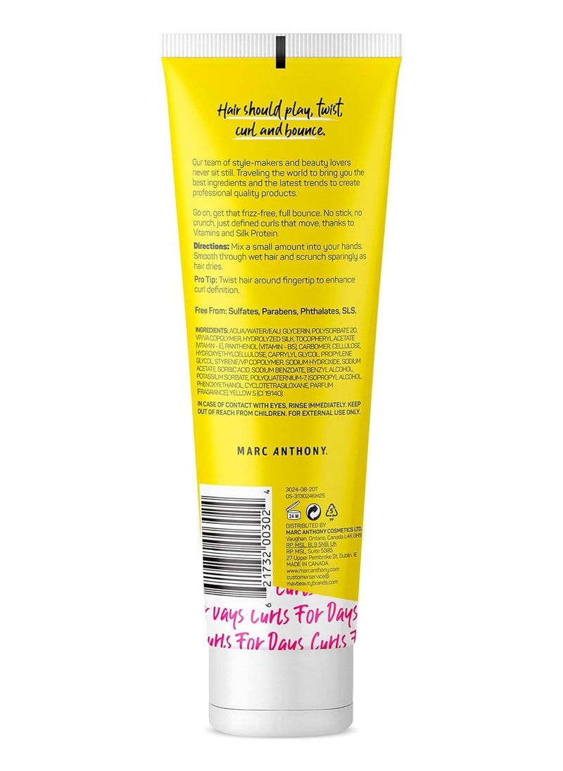 MARC ANTHONY - Marc Anthony Strictly Curls Curl Defining Styling Lotion, 8.3 Ounce Tube with Silk Protein and Vitamin E for Curl Definition - Image 1