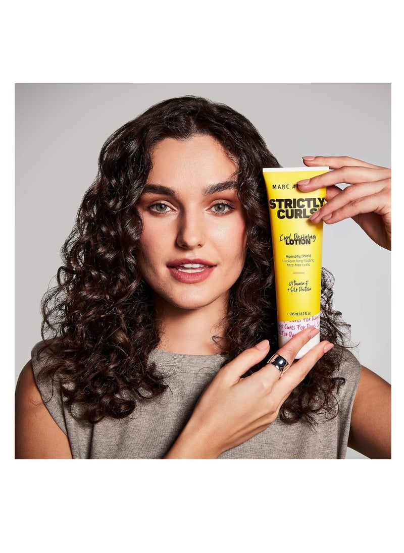 MARC ANTHONY - Marc Anthony Strictly Curls Curl Defining Styling Lotion, 8.3 Ounce Tube with Silk Protein and Vitamin E for Curl Definition - Image 1