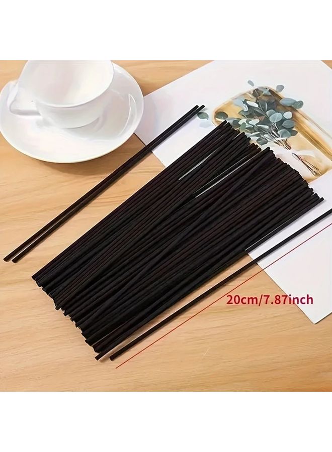 20pcs Black Aroma Diffuser Rods No Fire Essential Oil for Meditation Yoga Home - Image 3