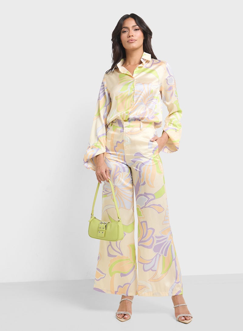 ELLA Floral Print Top & Pant Set  - Image 5