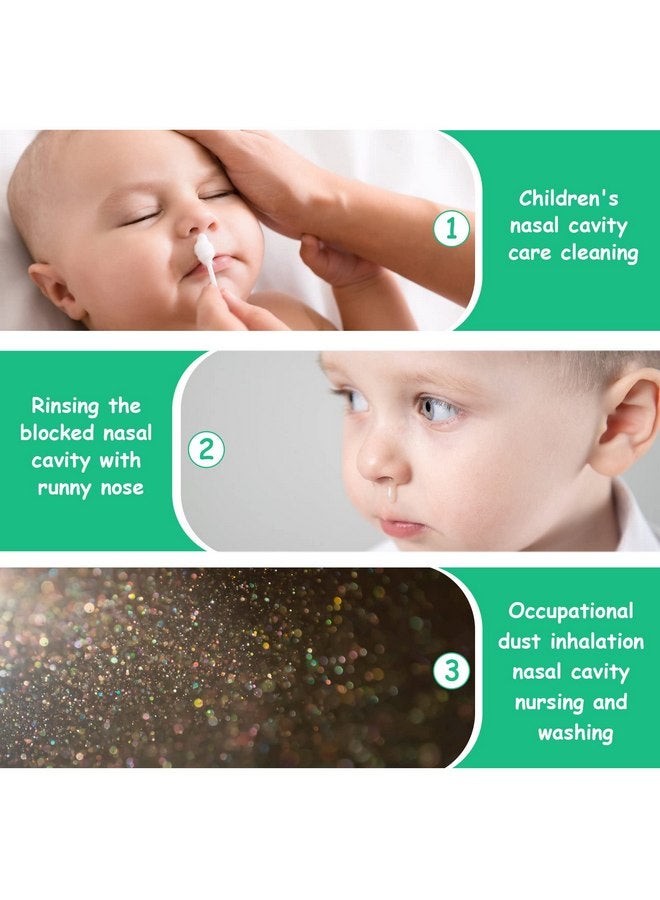 Aolso Baby Nasal Irrigator, 4PCS Nasal Syringe for Baby, Syringe Nasal Irrigator with Tweezers & Cleaning Brush, Baby Nasal Aspirator with Silicone Nasal Suction Tips Portable Baby Nasal Syringe - Image 3
