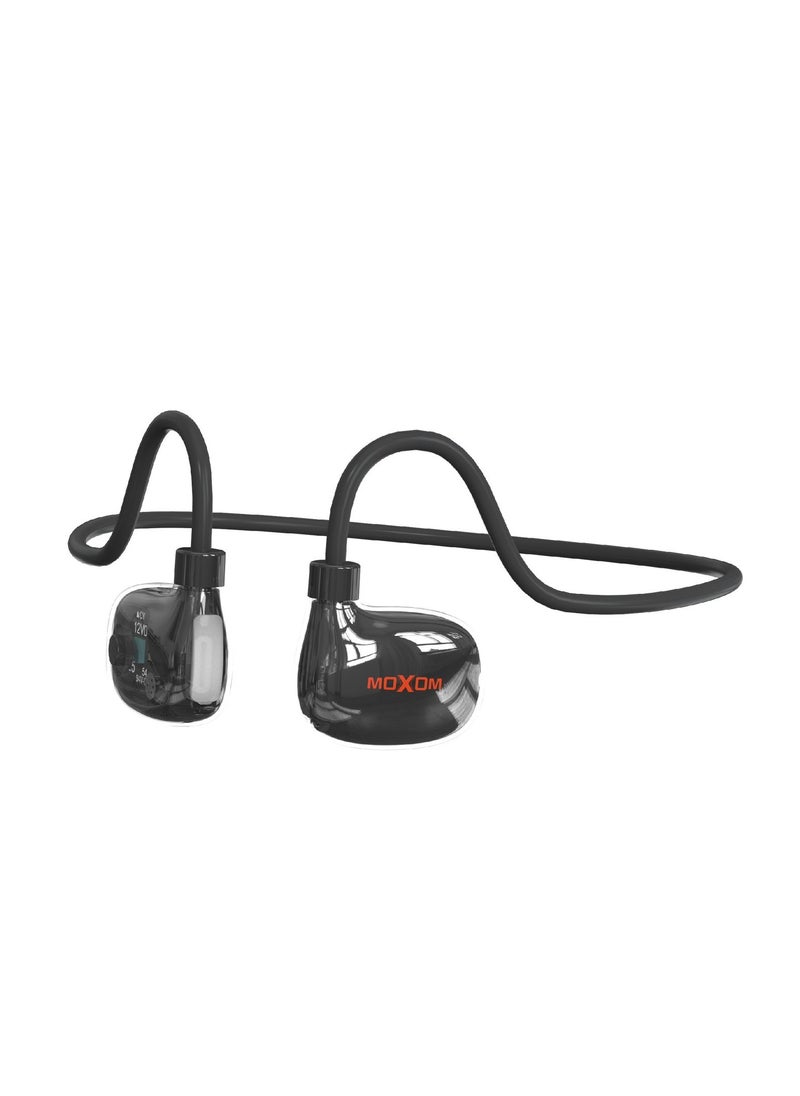 MOXOM MX-WL78 Wireless Bluetooth 5.3 in Ear Neckband with Air Conduction Earphones with Mic  - Image 1