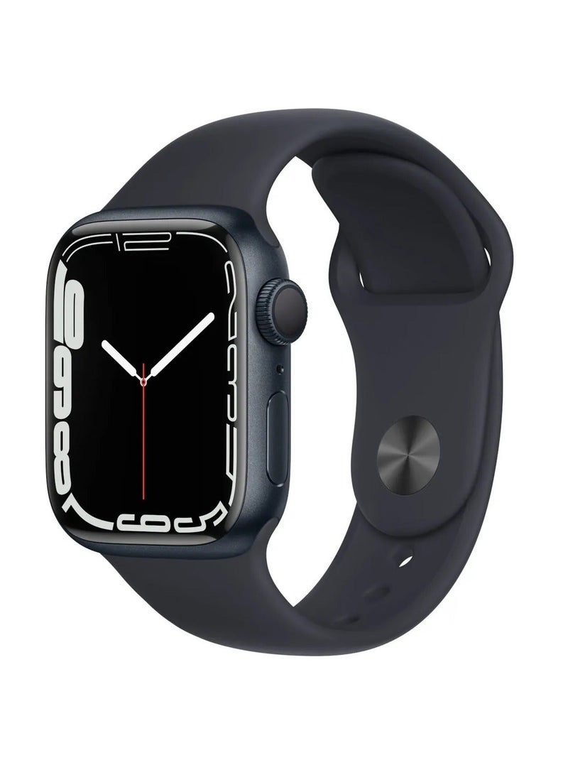 ساعة الذكية الاصدار التاسع شاشة كاملة بخاصية الشحن اللاسلكي  - أسود - Image 1